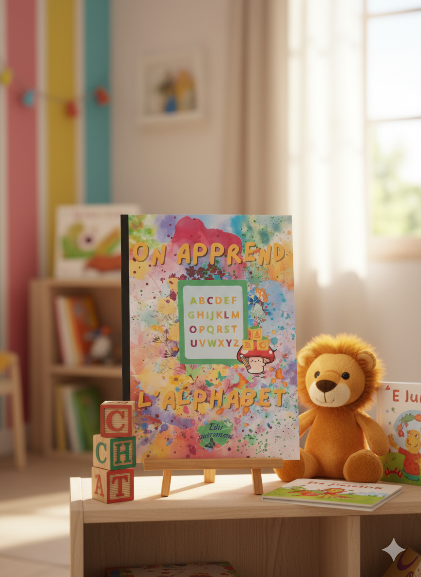 Cahier apprentissage alphabet exercices tracer reconnaître lettres TDAH TSA Dys inclusion ULIS